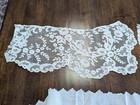 Mix Lot 5 White Antique Hand Emb Anglaise Eyelets   Lace Trims - Diff Measures