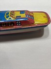 Vintage U s a  J Chein   Company Mark 1 Wind-up Tin Toy Speed Boat I-3