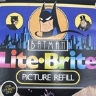 Vintage Batman Lite Brite Refills Milton Bradley Dc Comics Complete Unused 1992