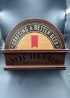 Vintage Michelob Ultra Beer Wooden Bar Sign Wall Decor Euc 