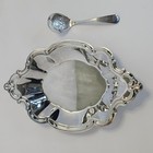 Vintage International Silver Company Silverplate Tray  Serving Dish With Spoon