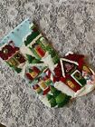 Bucilla Felt Christmas Village Stocking Finished