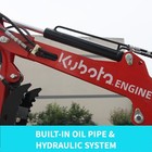 Mini Excavator Kubota Engine 1ton Digger Diesel 11 5 Hp Hydraulic Crawler Usa Sa