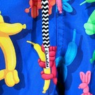 Balloon Animal Print Blue Swim Trunks Men Xl Board Shorts Whimsical Beachwear