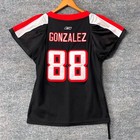 Atlanta Falcons Tony Gonzalez Reebok Women s Jersey 88 Black Red Size Medium Nfl