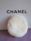Chanel 1970 s Vintage Powder Puff Silk Pocket Cc Logo Makeup 