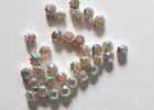 Craftbuddyus 50 6mm Ss28 Ab Clear Sew On Silver Set Glass Crystal Diamnte Rhines