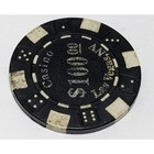Vintage Las Vegas Nevada Casino  100 Poker Chip Token Black White Dice Design