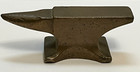 Vintage Mini Jeweler blacksmith Solid Brass Anvil 2 3 4  X 1  Unmarked