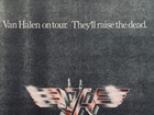 Van Halen 1979 Original Uk Poster Ii Concert Tour Will Raise The Dead