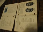 Vintage Lot  2  1956 1959 Goodyear Farm Tractor   Implement Tire Data Handbook