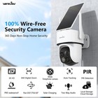 Wansview Solar Wireless Security Camera 360  ptz 2k 3mp Dual-cam Human Detection