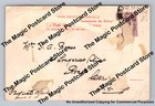 New Bridge Road Singapore Antique Postcard Cover Stamp 1906