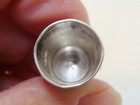 Antique Stern Bros   Sterling Silver Child s Thimble  Size 7  Fancy Scroll