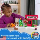 Fisher-price Little People Toddler Toys Christmas Wonderland Toy Set With San