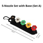 5-7 Pcs Pressure Washer Spray Tips Nozzles High Power Kit Quick Connect 1 4  Set