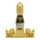 5 Element Pagoda With A Pair Of Foo Dogs  mini 