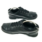 Brunswick Raider Bowling Shoes Mens 12 Black Flexslide Technology Lace Up M-006 