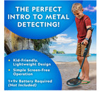 National Geographic Starter Metal Detector Kit For Kids - 7 4  Waterproof Coil