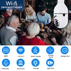     360   Wireless Wifi Ip Camera E27 Light Bulb 1080p Hd Panoramic Security Camera