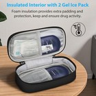 Insulin Cooler Travel Case With 2 Ice Pack Medication Organizer Carrying Bag