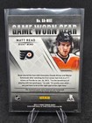 2013-14 Panini Titanium Game-worn Gear Auto  100 Matt Read  ga-mre Auto