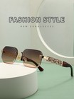 New Women s Versacee Square Sunglasses Men s Glasses Fashion Style With Box
