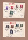 Germany 530 552 - Four Registered Ostland Latvia Overprint P m Riga 25 June 1943