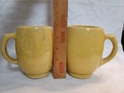 Vintage Yelloware Beer Mugs