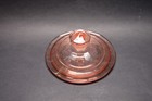 Vtg Czech Art Deco Pink Glass Perfume Bottle Marked Moser Carlsbad