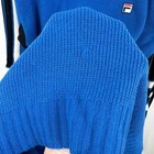 Vintage Fila Blue Black Thick Knit Sweater Bjorn Borg Wool Sweater Retro Classic