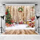 Christmas Backdrops Photography Winter Holiday Photo Backdrop F25 8x8 Ft
