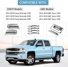 Chrome Door Handles   Mirror Covers For 2014-2018 Chevy Silverado Gmc Sierra