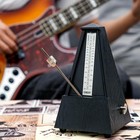 Sondery Classic Mechanical Metronome With Bell For Piano Guitar Drum Black