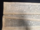 Antique Mongolian Tibetan Buddhist Woodblock Manuscript Leaves 10 Pc