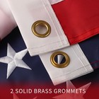 3x5 Ft American Flag  Embroidered Stars sewn Stripes durable And Long Lasting   