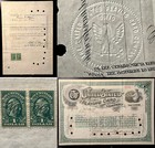 Ww1 Era 1917 Uspcc Playing Cards Stock Certificate Robert Morgan Signed Bond