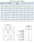 Men   s Formal Slim Fit Suit 2 Piece Two Button Solid Colors  10  Jacket   Pants 