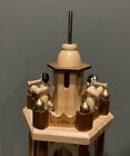 Brubaker Christmas Pyramid 24  Wood Nativity  4 Tier Carousel