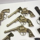 Lot Of 7 Vintage Toy Cap Guns Rough For Parts Or Repair Only Nichols Stallion 32