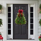 Christmas Simulation Christmas Tree Wreath Door Decoration Door Hanging Home Hol