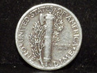 1937  Mercury  Silver Dime Coin   Free Shipping 