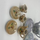 1950   s Japan Set Of 30  Child   s Toy Tea China Set Lusterware Birds  Floral Blue