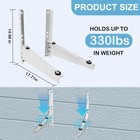 Outdoor Mini Split Wall Mounting Bracket For 9 000-18 000 Btu Air Conditioner  H