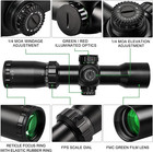 Professional Crossbow Scope 300-450fps 1 5-5x32  20-100 Yards High Brightness An