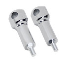 5 0   Tall Chrome 1 0  Handlebar Risers Kit For Harley 97-later Springer Softail