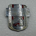 Rare Vintage 1948-57 Council Bluffs Transit Co Bus Driver Cap Badge  33 Iowa