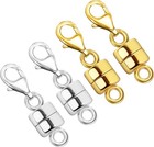 Magnetic Necklace Clasp Extra Strong  Gold And Silver Plated Magnet Jewelry C   