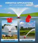 15000 Gph Pond Fountain Aerator  110v floating Pond Fountain Pump With Stainless