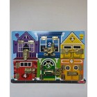 Melissa   Doug Latches Board Wooden Educational Activity Toy 13785 Multi Color